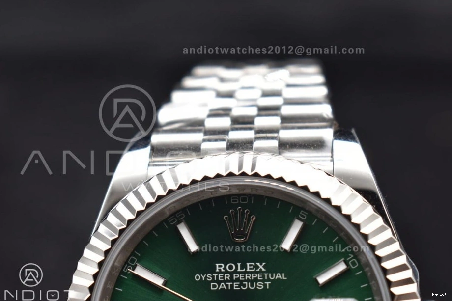 DIWF Green on 126334 SA3235 Steel Dial Sundust Best DateJust Jubilee 1:1 Edition 904L Bracelet 41 0410
